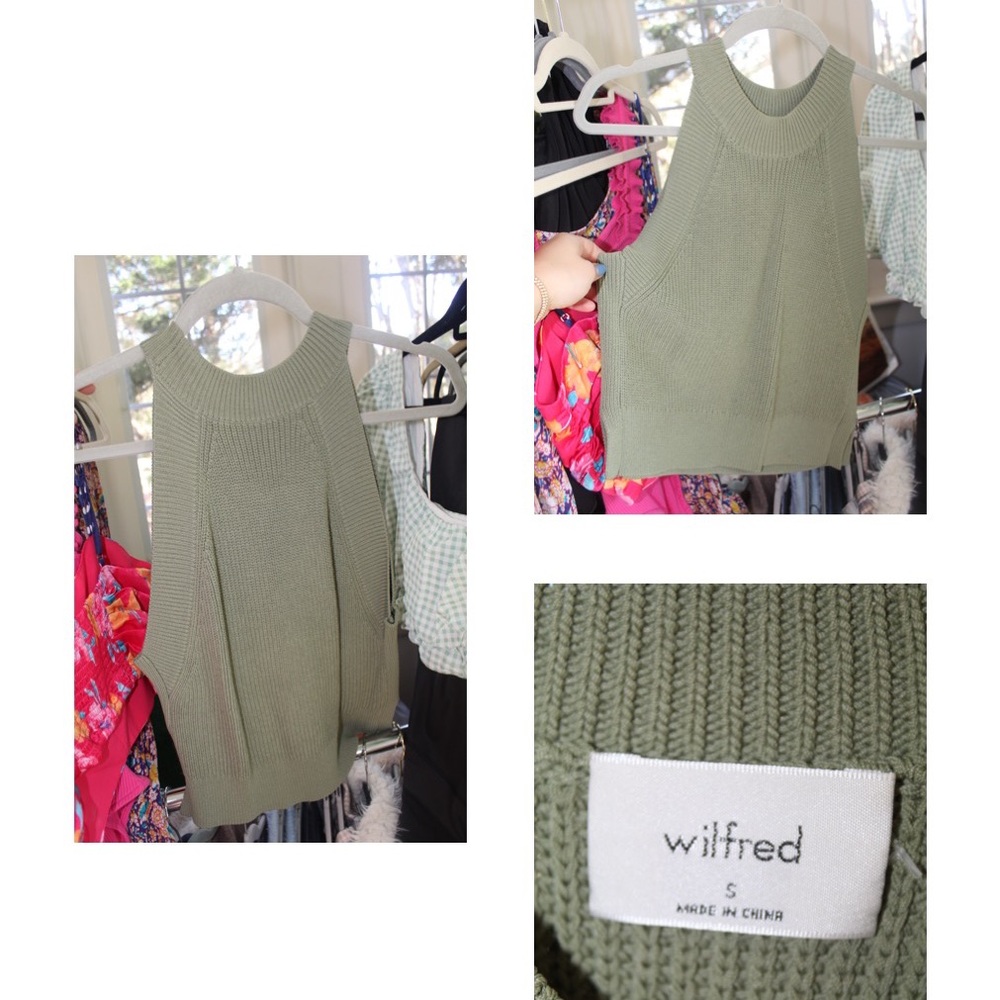 Sweater tank top